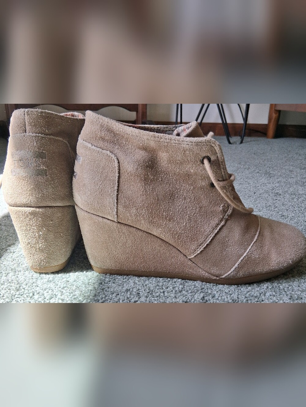 TOMS Wedge Booties